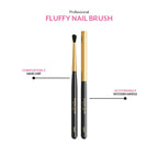 Fluffy brush - Ongles Elaine Lemay