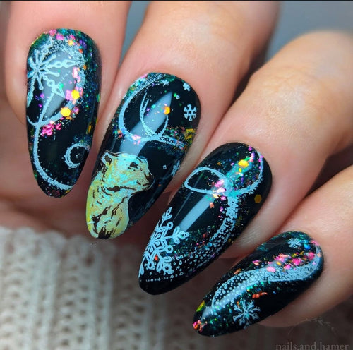 CJS-374 Hello Winter - Ongles Elaine Lemay