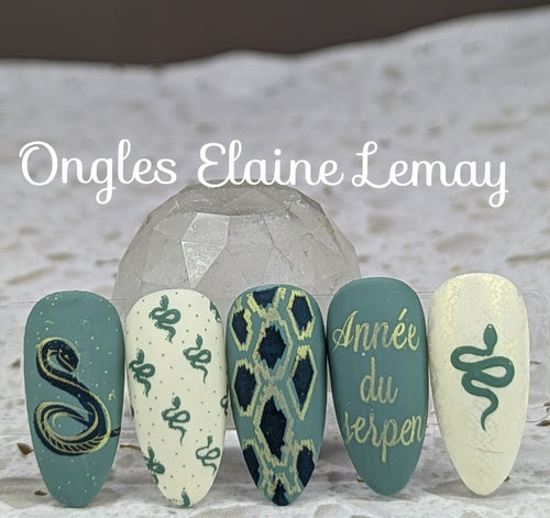 CJS-217 Snake - Ongles Elaine Lemay