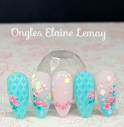 CJS-242 Summer Rose - Ongles Elaine Lemay