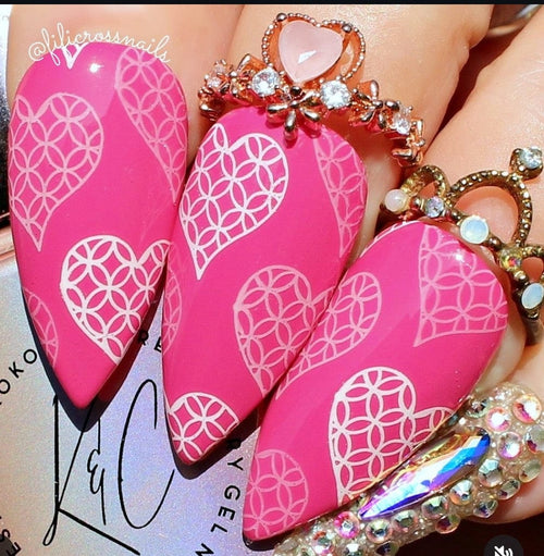 CJS-V-55 Love in Layers - Ongles Elaine Lemay