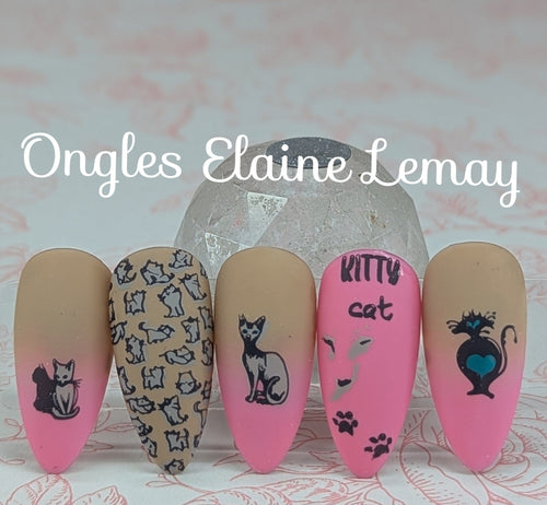 CJS-LC-75 Purrr-fect - Ongles Elaine Lemay