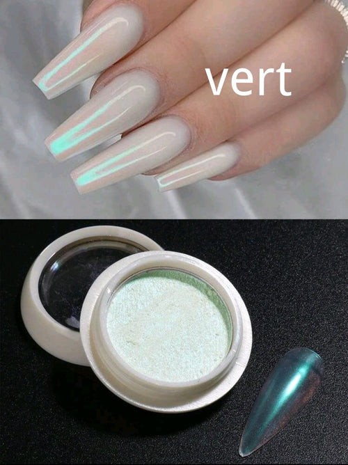 Poudre aurora #G03 - Ongles Elaine Lemay