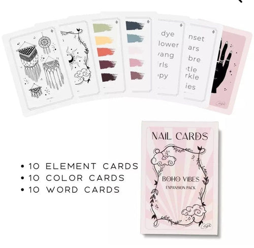 Expansion Jeu de Cartes de Celina Ryden Boho Vibes - Ongles Elaine Lemay