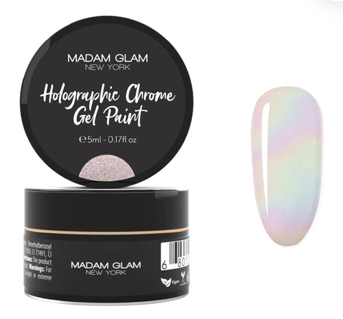 Gel Paint Holographic - Ongles Elaine Lemay