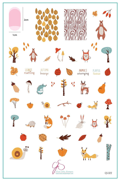 CJS-322 Playful Autumn - Ongles Elaine Lemay