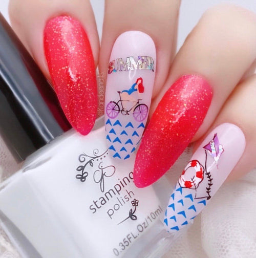 CJS-165 Summer never Ends - Ongles Elaine Lemay