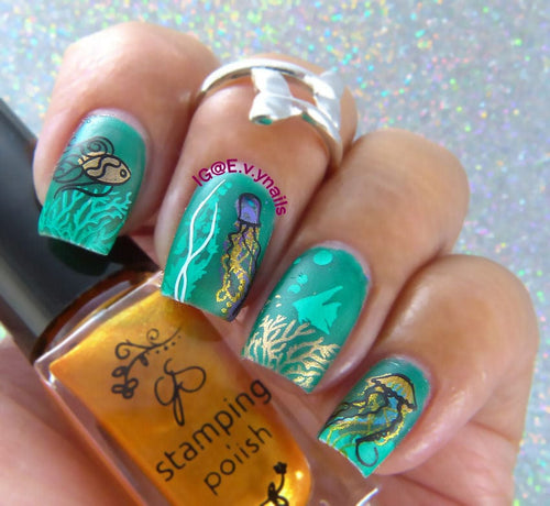 CJS-199 Blooming Sea - Ongles Elaine Lemay