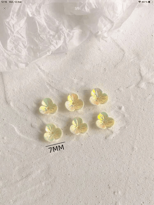 Fleurs 3D (paquet de 20) - Ongles Elaine Lemay