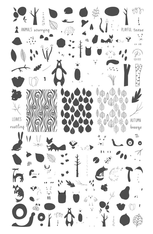 CJS-322 Playful Autumn - Ongles Elaine Lemay