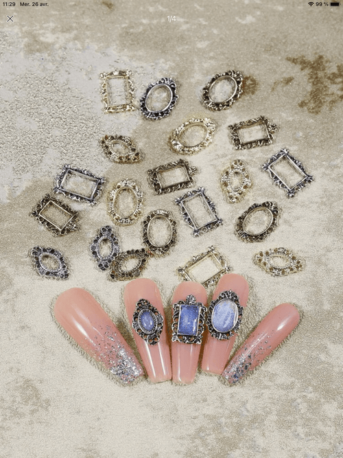 Encadrés mixtes (paquet de 20) - Ongles Elaine Lemay