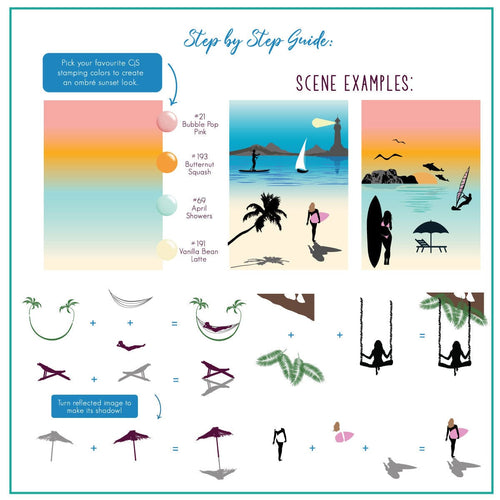 CJS-305 Summer Silhouettes - Ongles Elaine Lemay