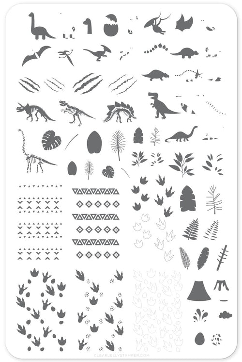 CJS-LC-35 Dino Friends - Ongles Elaine Lemay