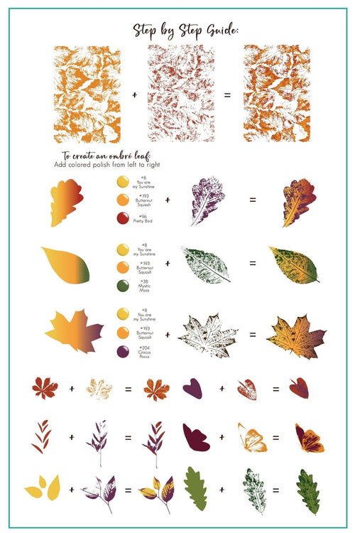 CJS-318 Graceful leaves - Ongles Elaine Lemay