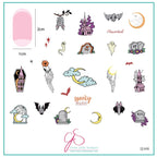 CJS-H-94 Spooky season - Ongles Elaine Lemay