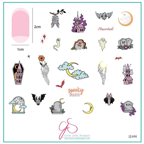 CJS-H-94 Spooky season - Ongles Elaine Lemay