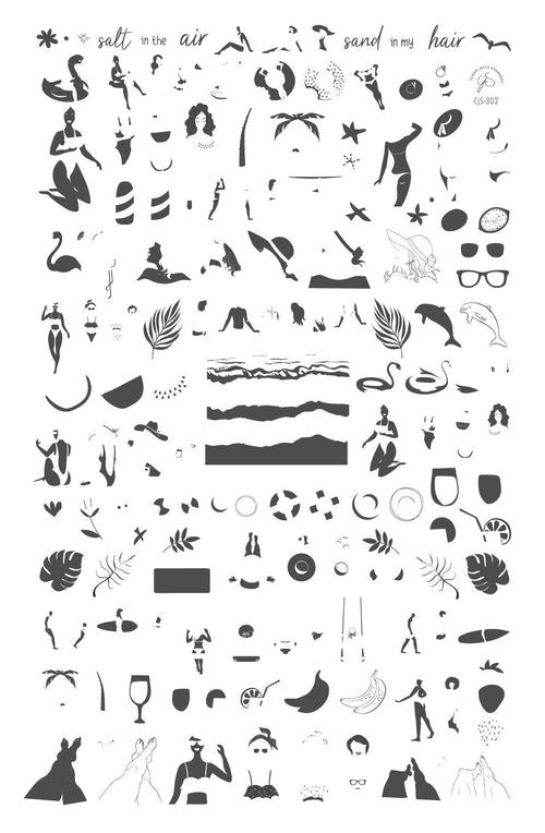 CJS-302 Sand in my Hair - Ongles Elaine Lemay