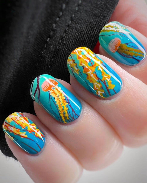 CJS-199 Blooming Sea - Ongles Elaine Lemay
