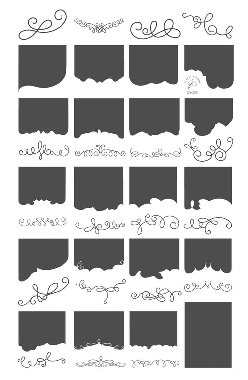 CJS-308 French Tilt A Swirl - Ongles Elaine Lemay