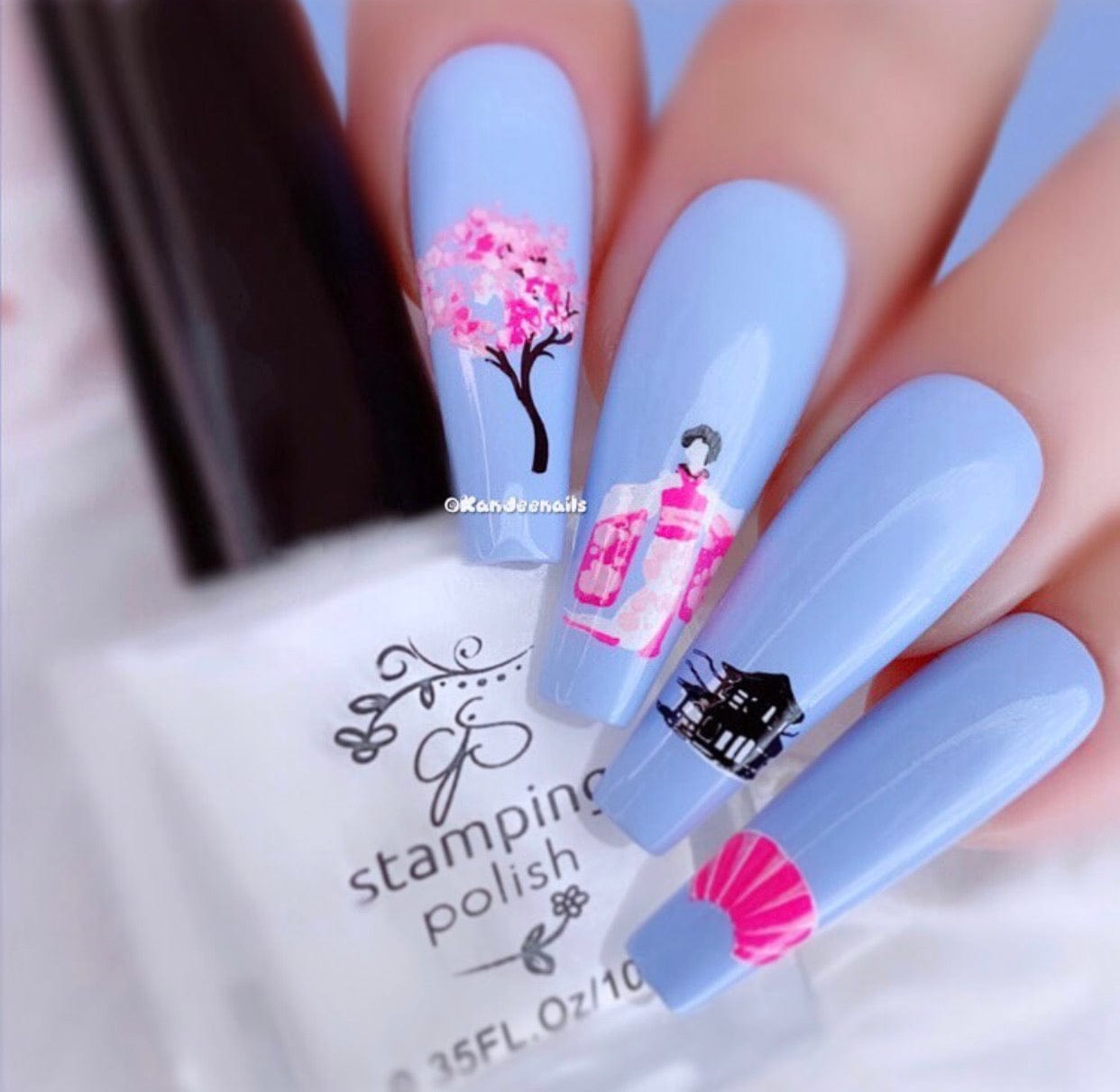 CJS-LC-68 Geisha - Ongles Elaine Lemay