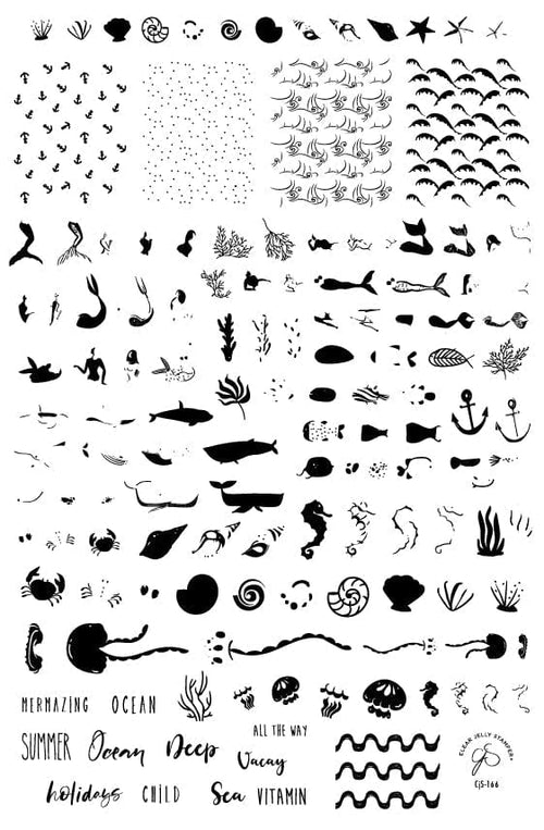 CJS-166 Mermazing - Ongles Elaine Lemay