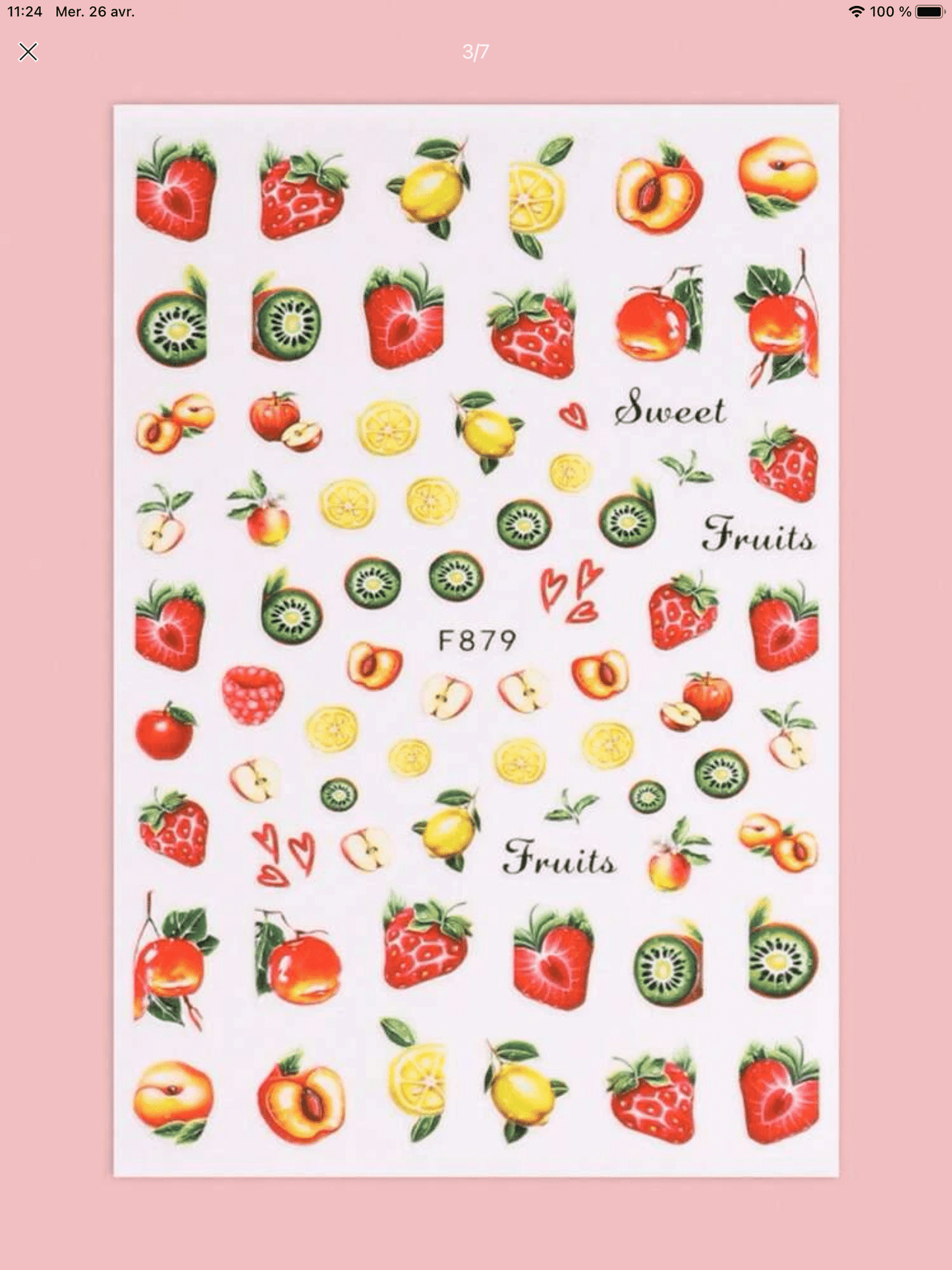 Collants fruits 2023