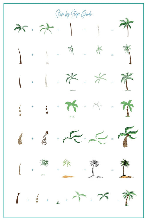 CJS-301 Pretty Palms - Ongles Elaine Lemay