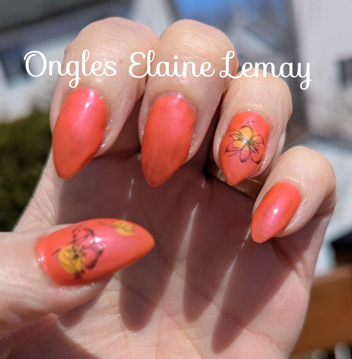 Jelly Bean - Ongles Elaine Lemay