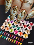Kit de 24 chromes - Ongles Elaine Lemay