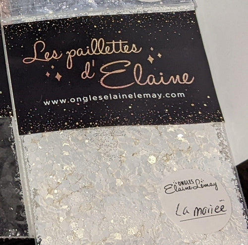 Paillettes Collection La Base La Mariée - Ongles Elaine Lemay