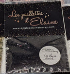 Paillettes Collection La Base La Perle Noir - Ongles Elaine Lemay