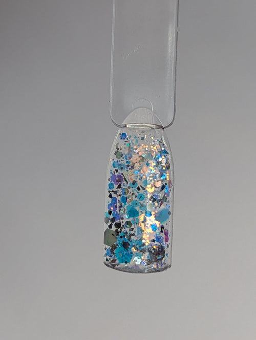 Paillettes Collection L'Éclatante Lune Argent - Ongles Elaine Lemay
