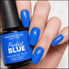 Perfect Blue - Ongles Elaine Lemay