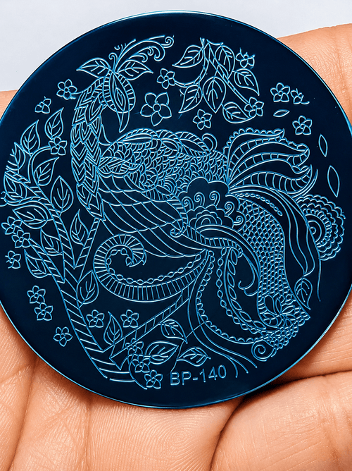 Plaque de stamping petite BP-140 - Ongles Elaine Lemay