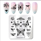 Plaque de stamping petite ND-165 - Ongles Elaine Lemay