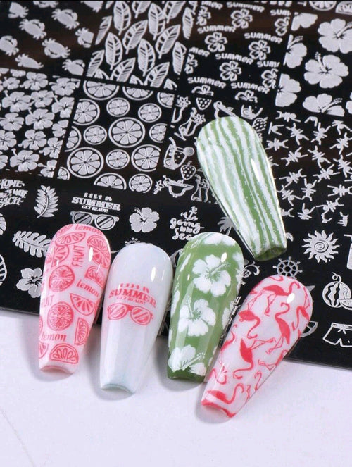 Plaque de stamping Xiu Ya Nails 14 - Ongles Elaine Lemay