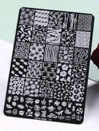 Plaque de stamping Xiu Ya Nails 14 - Ongles Elaine Lemay