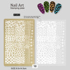 Plaque de stamping XY-DF10 - Ongles Elaine Lemay