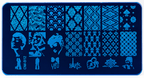 Plaque Stamping OM-B12 - Ongles Elaine Lemay