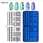 Plaque Stamping OM-D10 - Ongles Elaine Lemay