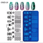 Plaque Stamping OM-D18 - Ongles Elaine Lemay