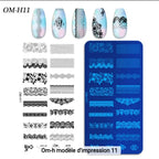 Plaque Stamping OM-H11 - Ongles Elaine Lemay