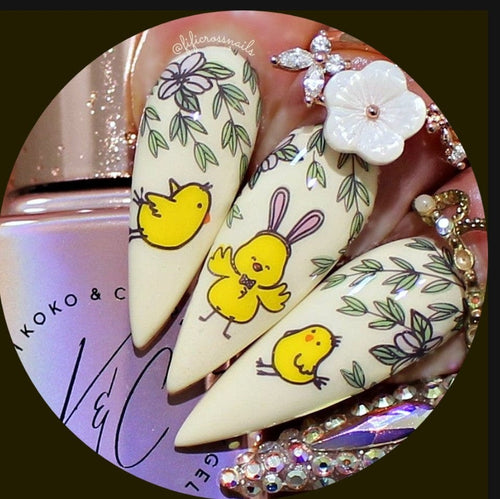 CJS-H-87 Silly Bunny - Ongles Elaine Lemay