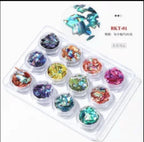 Abalone kit de 12 couleurs - Ongles Elaine Lemay