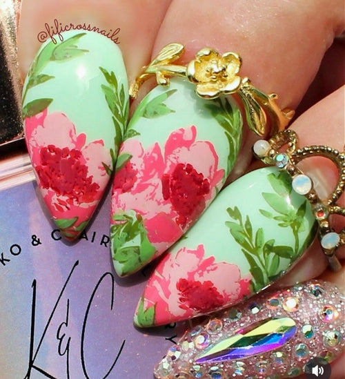 CJS-81 Watercolor Garden