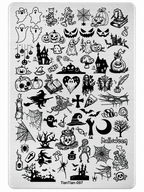 Plaque de stamping Halloween #097