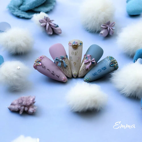 CJS-232 Alphabet Twirly Swirly - Ongles Elaine Lemay