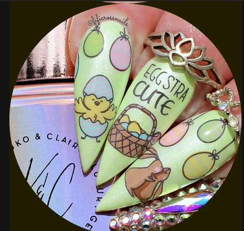 CJS-H-87 Silly Bunny - Ongles Elaine Lemay