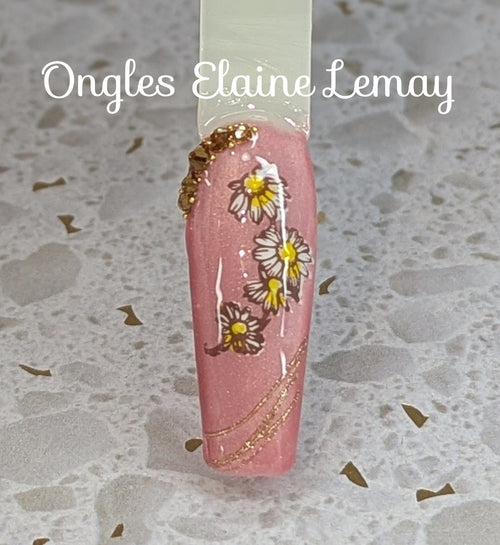 CJS-104 I Dream of Daisies - Ongles Elaine Lemay