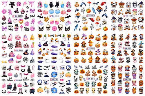 Water decals Halloween